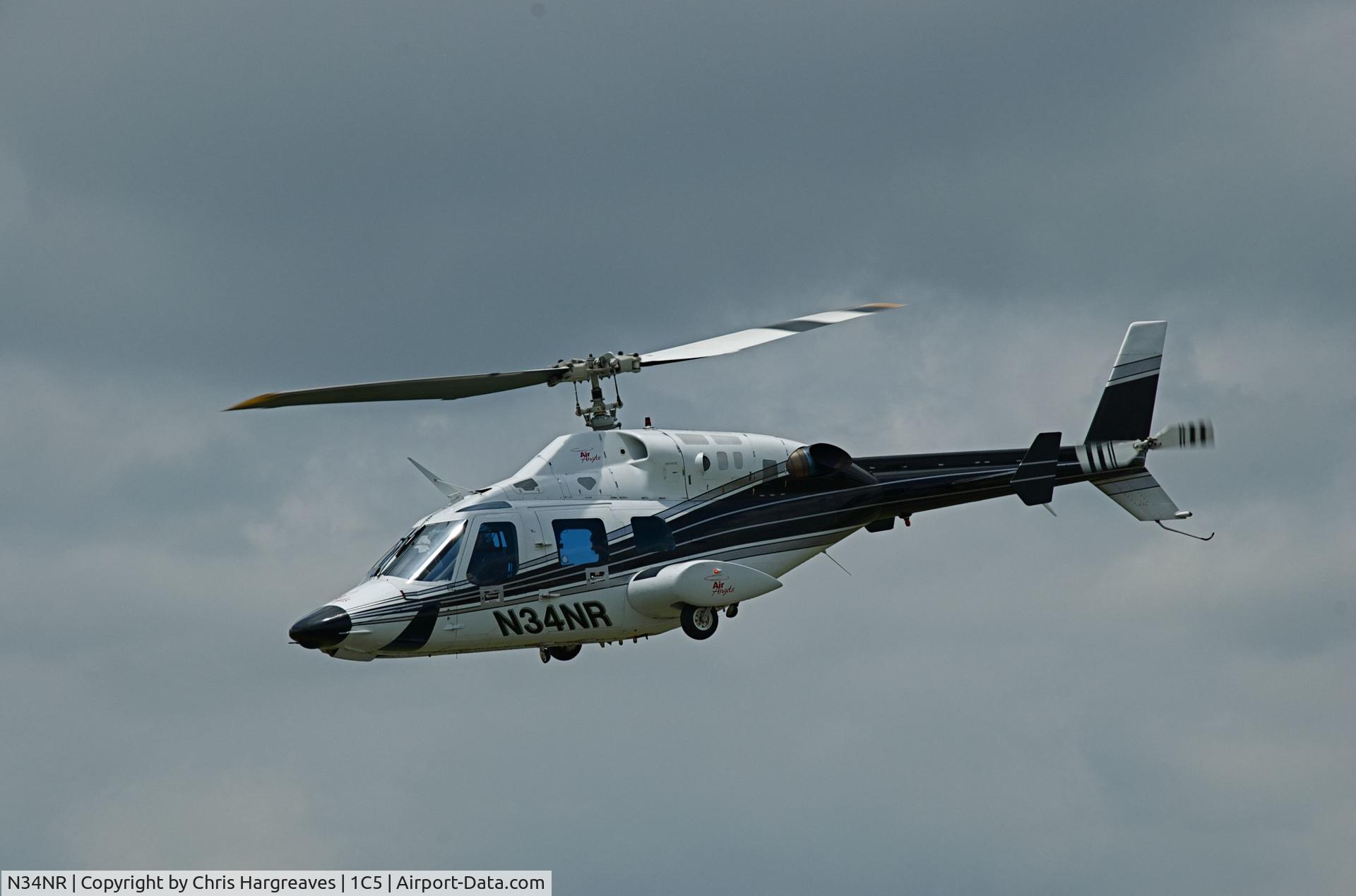 N34NR, 1982 Bell 222 C/N 47068, Air Angels at Clow Field in Bolingbrook, IL June 2008