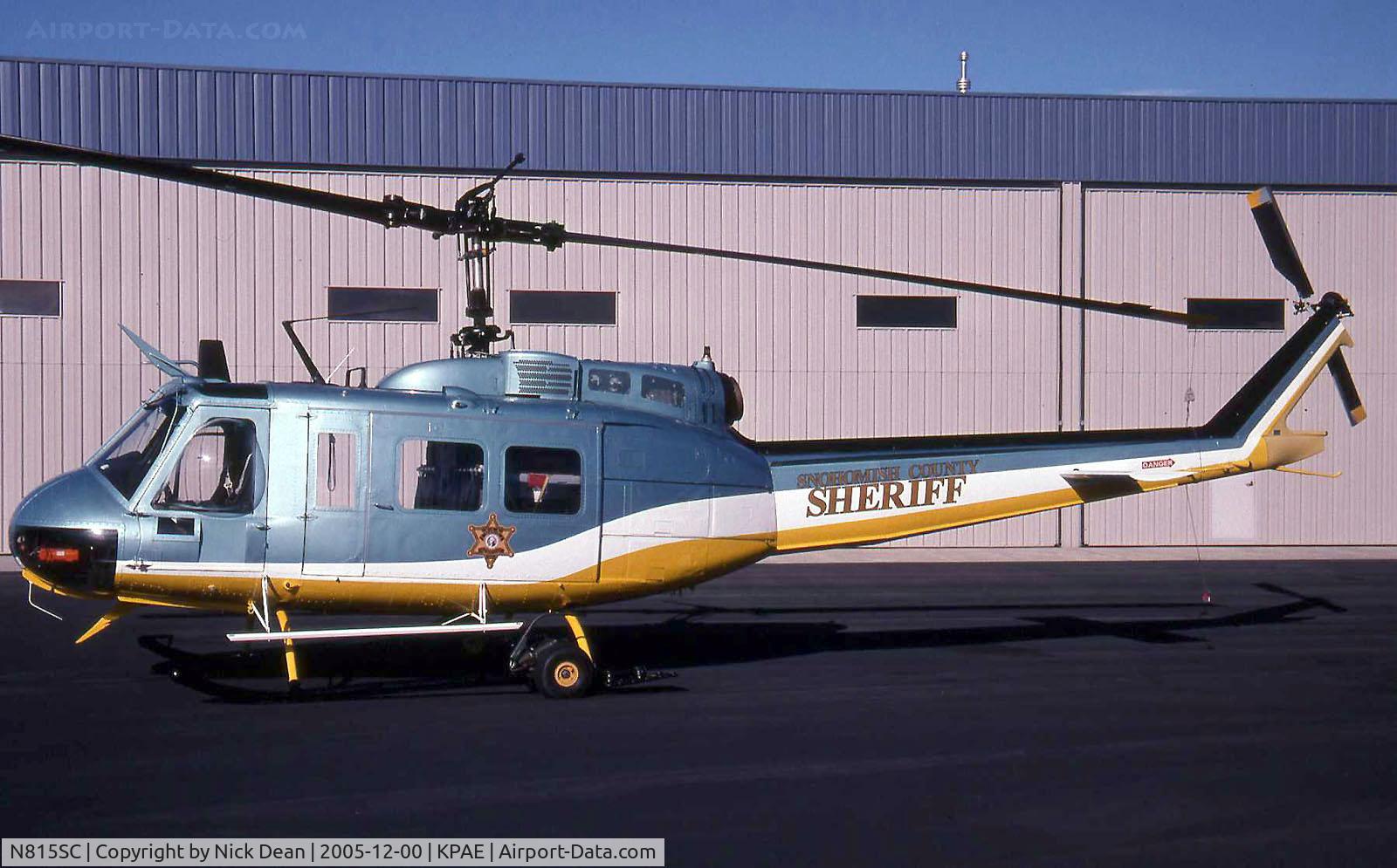 N815SC, 1970 Bell UH-1H Iroquois C/N 12367, C/N 12367