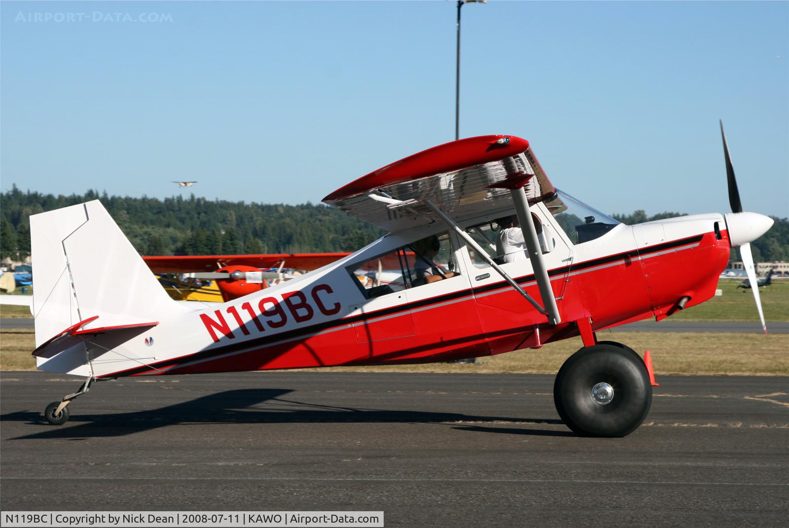 N119BC, 2007 American Champion 8GCBC Scout C/N 499-2007, /