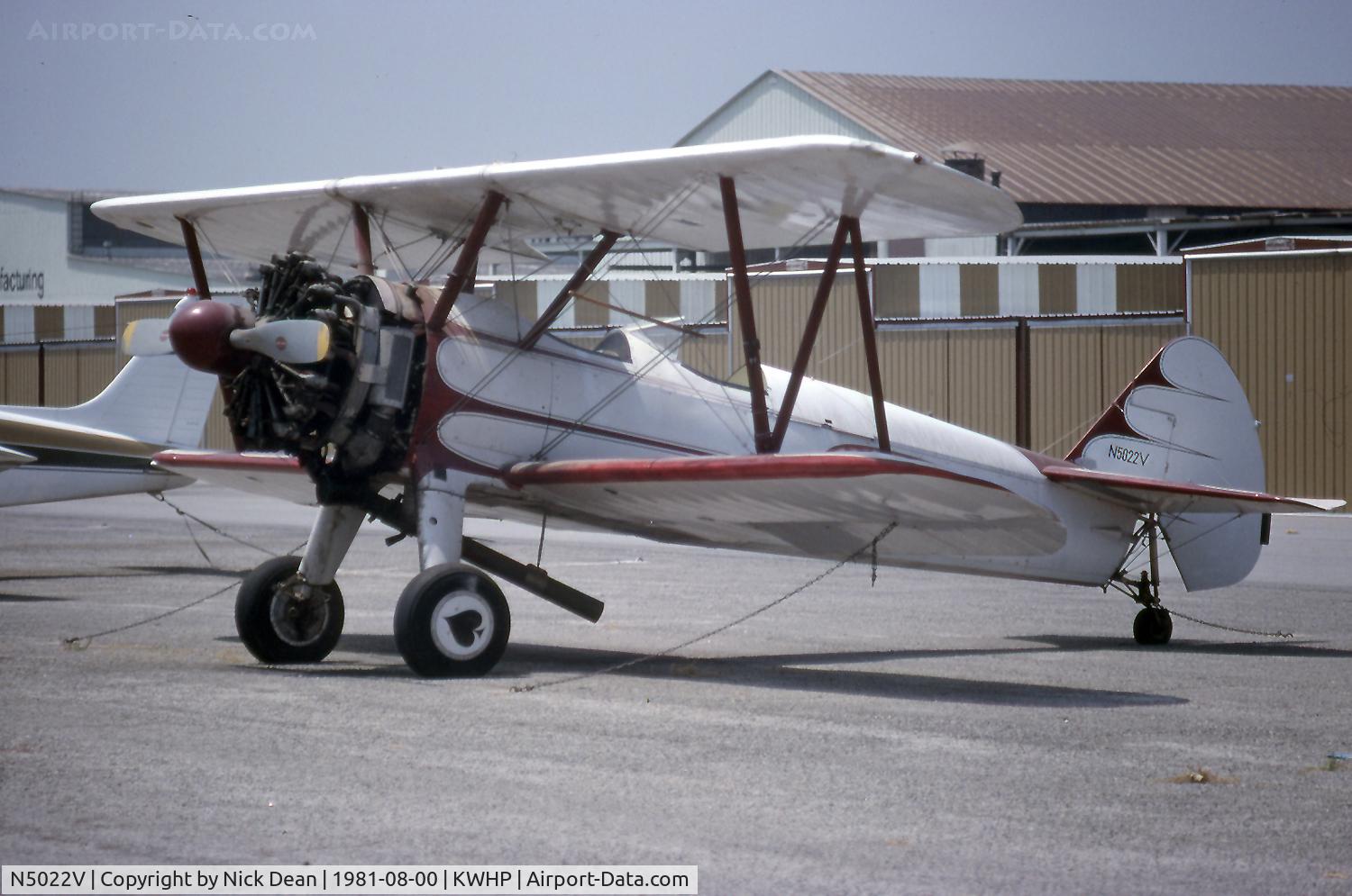 N5022V, 1942 Boeing E75 C/N 75-5547, Scanned from a slide