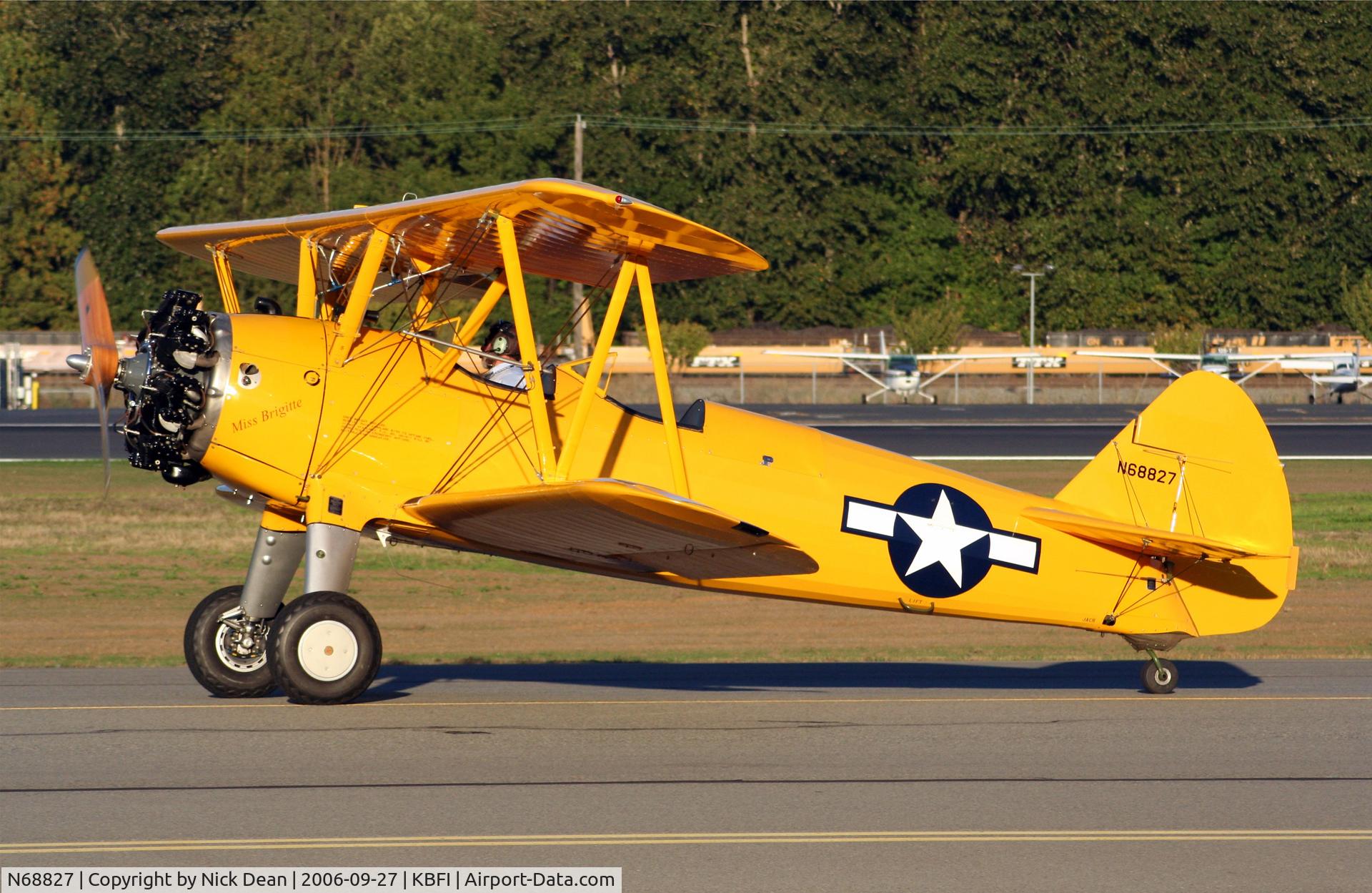 N68827, 1942 Boeing A75N1(PT17) C/N 75-5701, KBFI