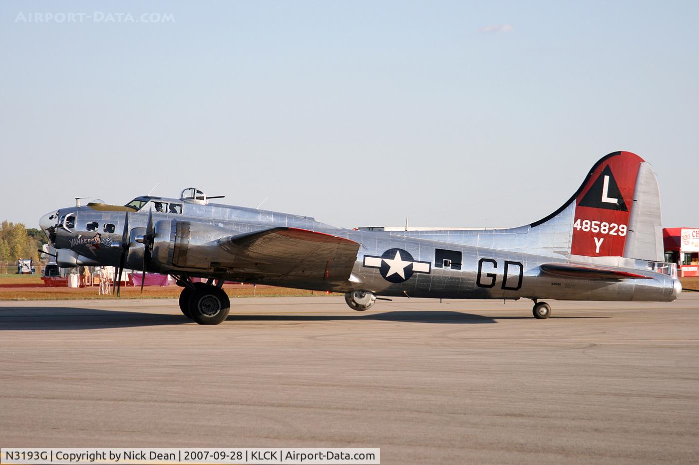 N3193G, 1944 Boeing B-17G Flying Fortress C/N 77255, C/N 8738