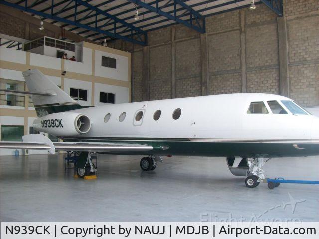 N939CK, 1974 Dassault Falcon (Mystere) 20F C/N 317, PARKING IN THE HANGAR