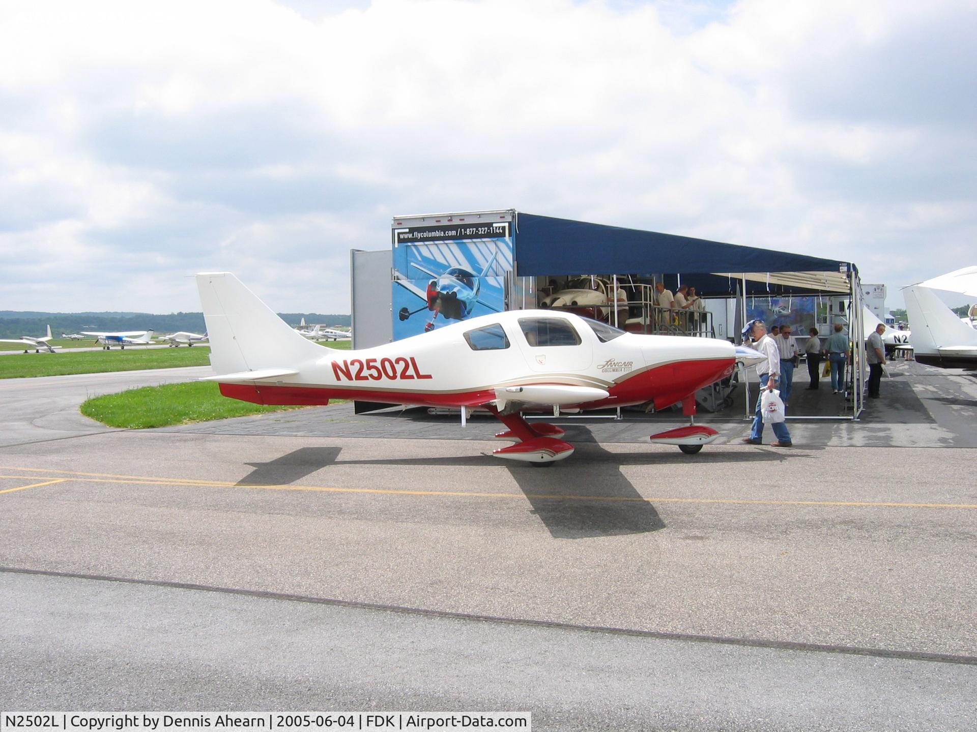 N2502L, 2005 Lancair LC41-550FG C/N 41068, Frederick,MD