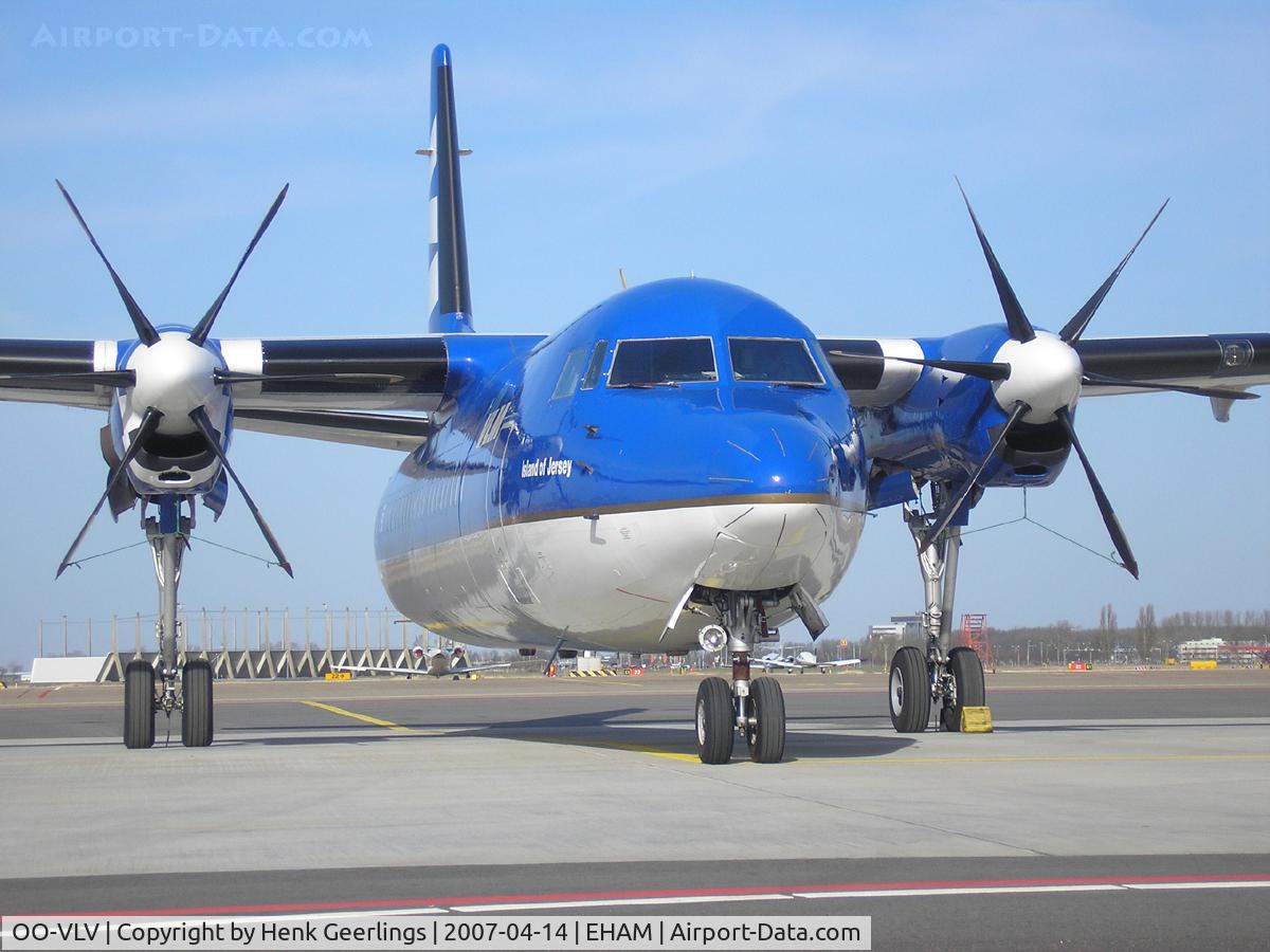 OO-VLV, 1989 Fokker 50 C/N 20160, Schiphol - East