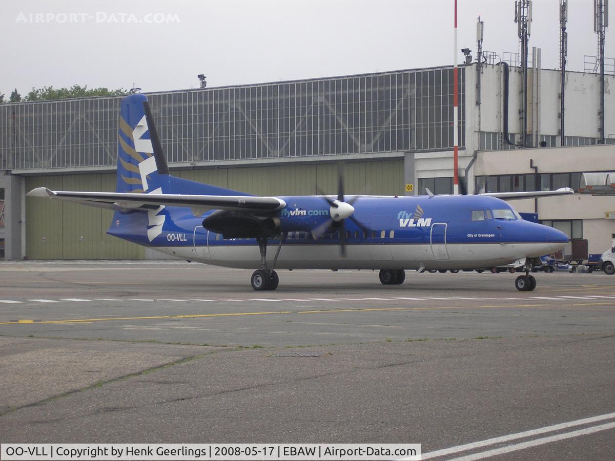 OO-VLL, 1989 Fokker 50 C/N 20144, Arrival , Deurne Airport