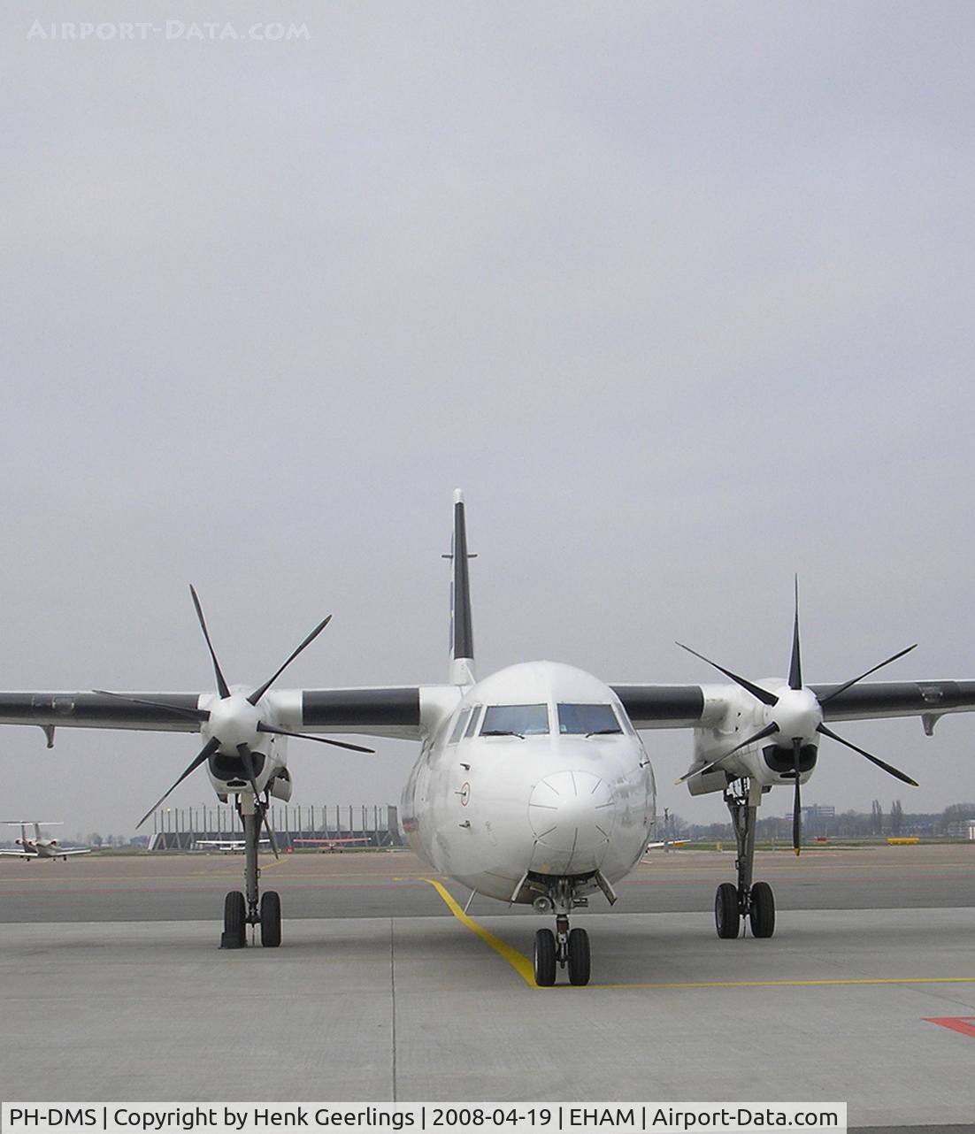 PH-DMS, 1991 Fokker 50 C/N 20209, Schiphol - East
