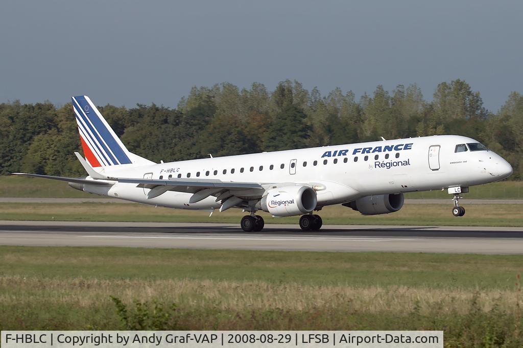 F-HBLC, 2007 Embraer 190AR (ERJ-190-100IGW) C/N 19000080, Air France EMB190
