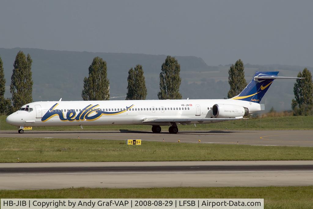 HB-JIB, 1996 McDonnell Douglas MD-90-30 C/N 53553, Hello MD90