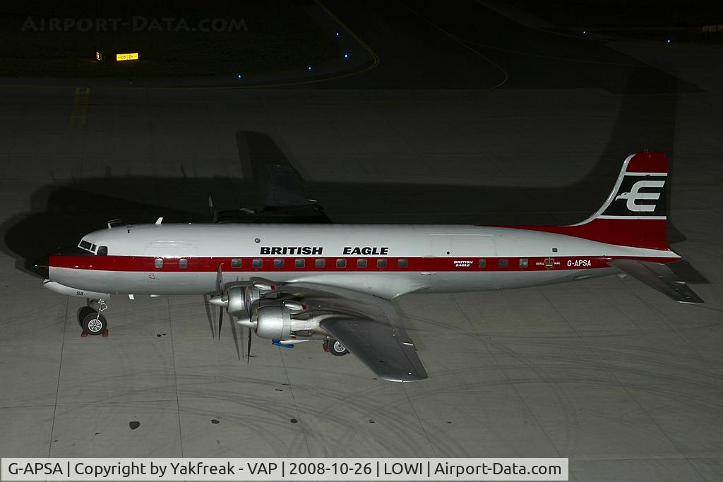 G-APSA, 1958 Douglas DC-6A C/N 45497, British Eagle DC6