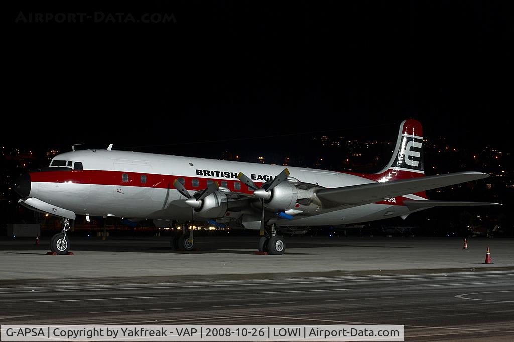 G-APSA, 1958 Douglas DC-6A C/N 45497, British Eagle DC6