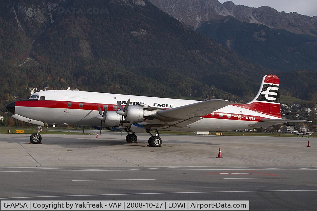 G-APSA, 1958 Douglas DC-6A C/N 45497, British Eagle DC6