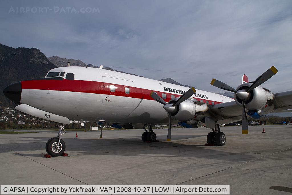 G-APSA, 1958 Douglas DC-6A C/N 45497, British Eagle DC6