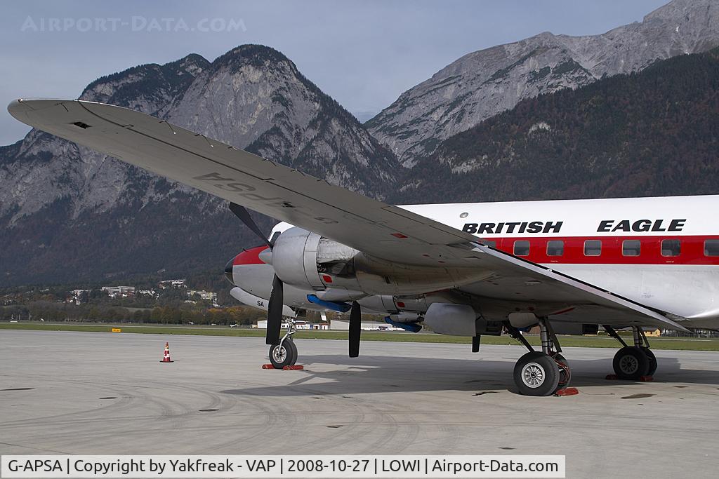 G-APSA, 1958 Douglas DC-6A C/N 45497, British Eagle DC6