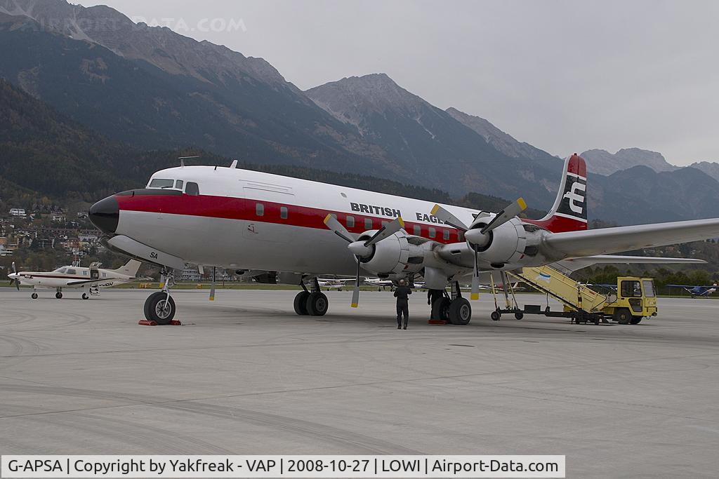 G-APSA, 1958 Douglas DC-6A C/N 45497, British Eagle DC6