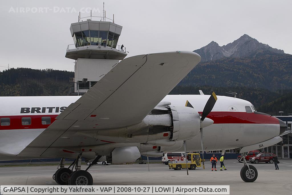 G-APSA, 1958 Douglas DC-6A C/N 45497, British Eagle DC6