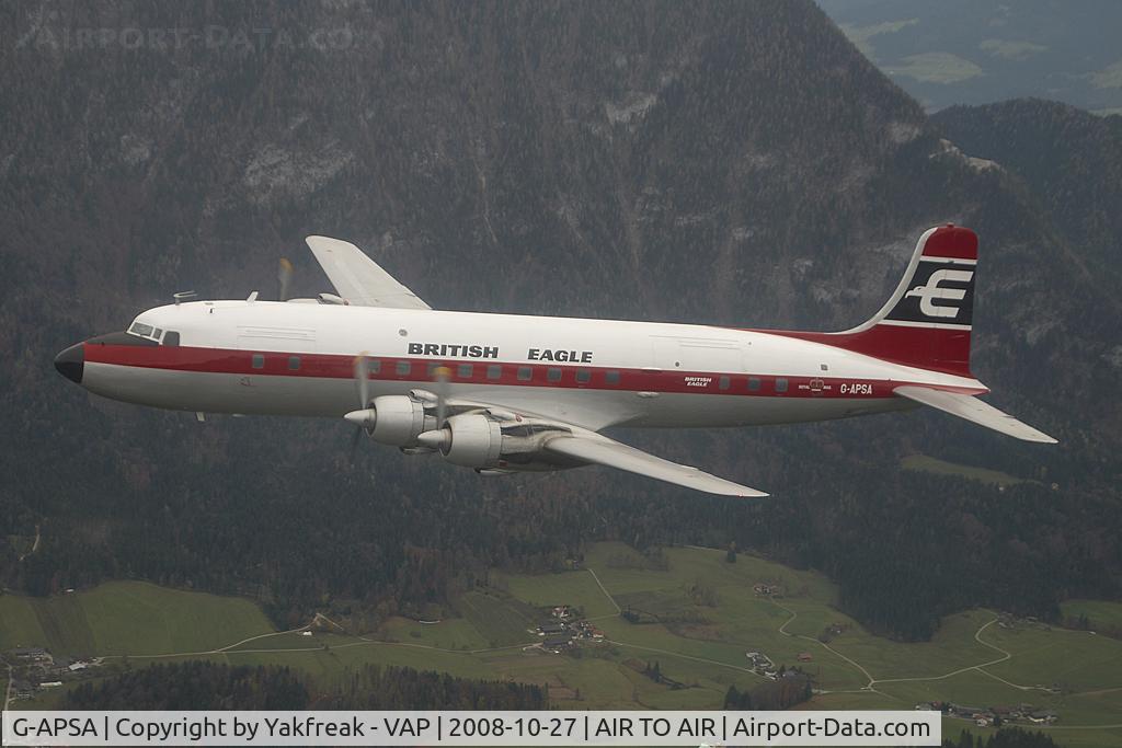 G-APSA, 1958 Douglas DC-6A C/N 45497, British Eagle DC6