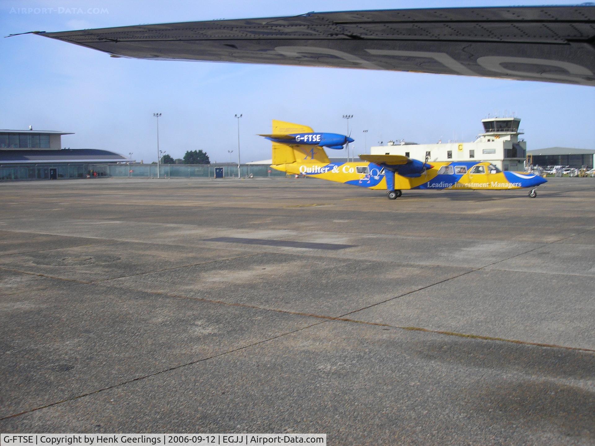 G-FTSE, 1977 Britten-Norman BN-2A Mk.III-2 Trislander C/N 1053, Jersey Airport