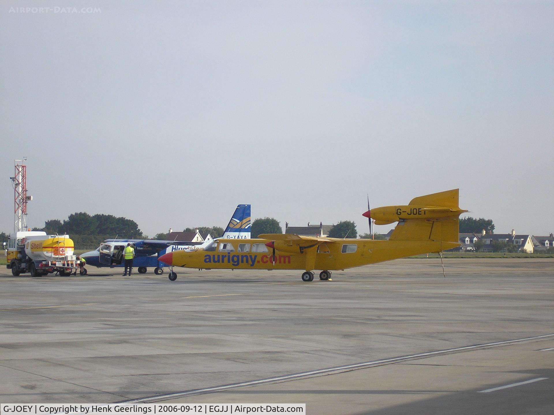 G-JOEY, 1975 Britten-Norman BN-2A Mk.III-2 Trislander C/N 1016, Jersey Airport