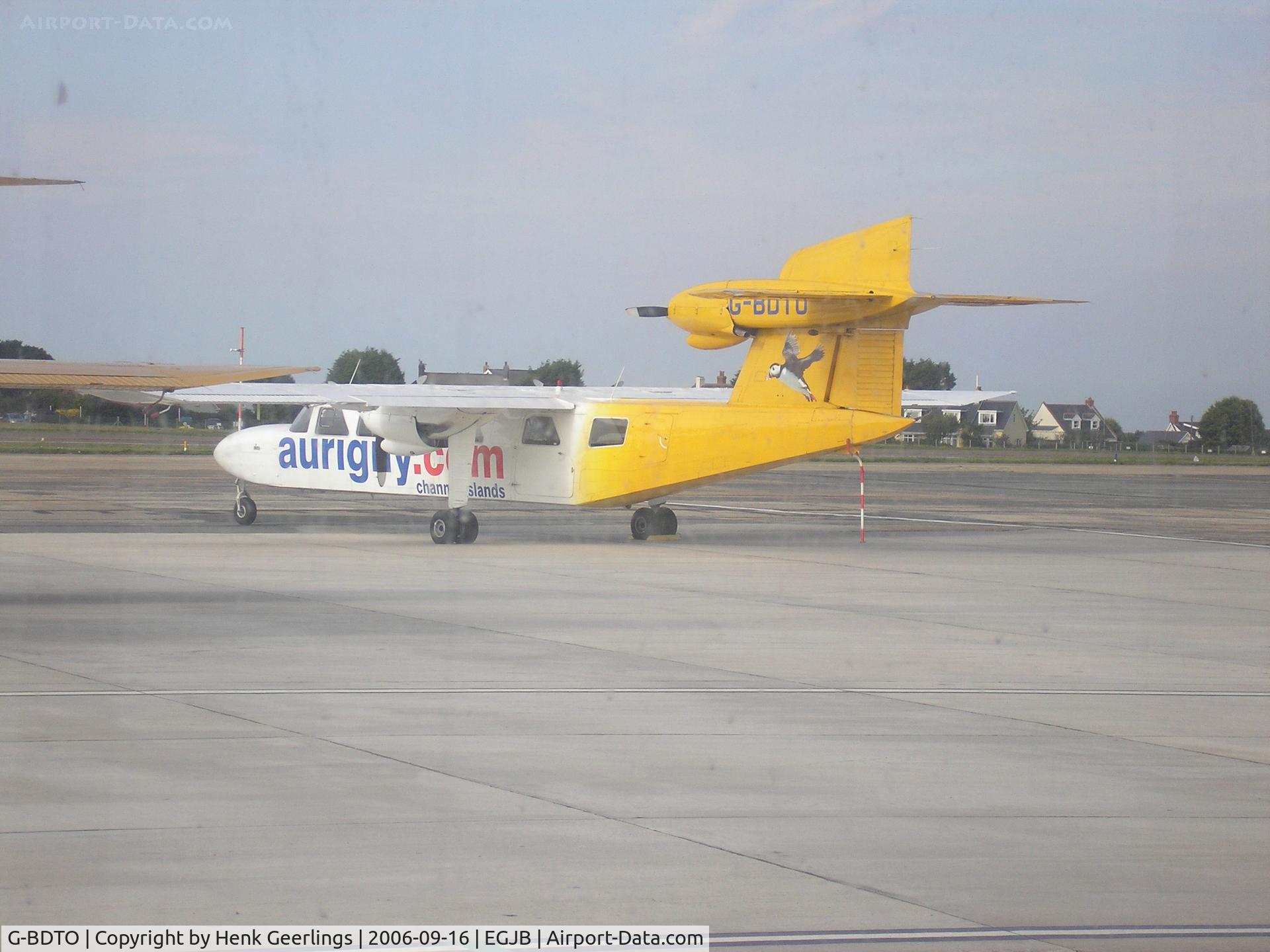 G-BDTO, 1976 Britten-Norman BN-2A Mk.III-2 Trislander C/N 1027, Guernsey