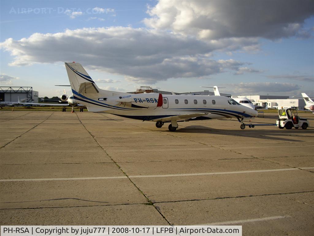 PH-RSA, Cessna 560XL Citation C/N 560-5110, on display at Le Bourget