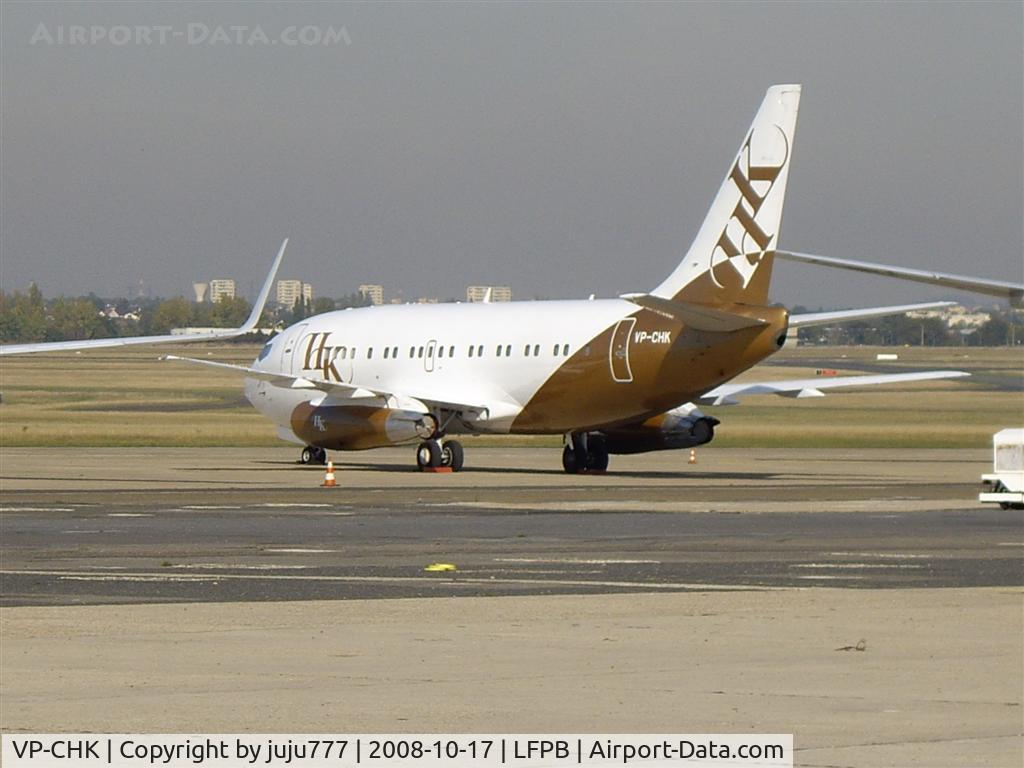 VP-CHK, 1979 Boeing 737-2S9 C/N 21957, on display at Le Bourget