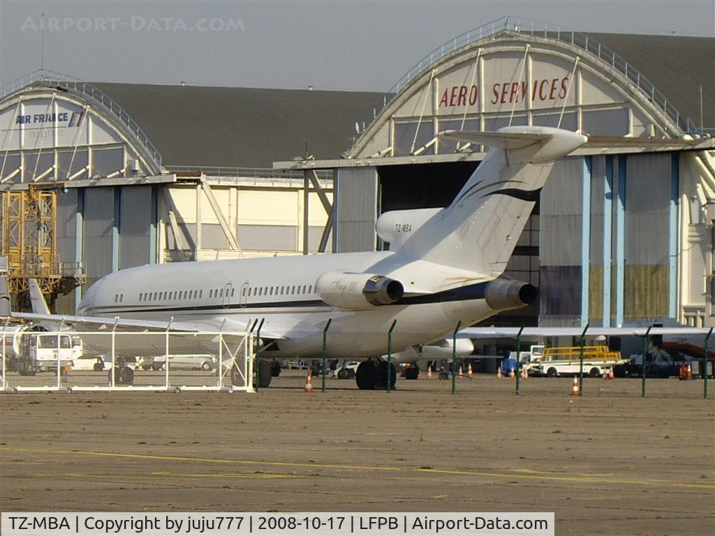 TZ-MBA, 1980 Boeing 727-2K5 C/N 21853, on display at Le Bourget