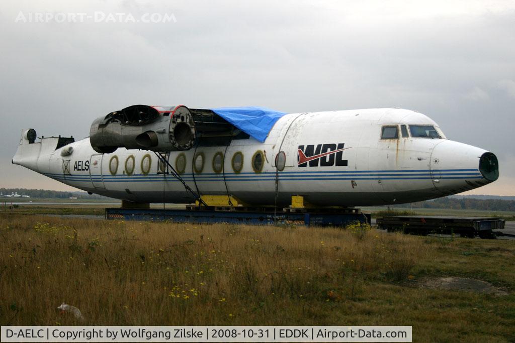 D-AELC, 1970 Fokker F.27-600 Friendship C/N 10438, only fuselage