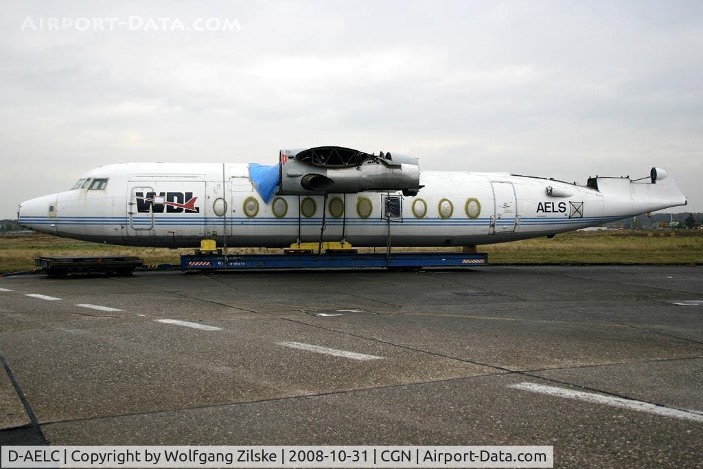 D-AELC, 1970 Fokker F.27-600 Friendship C/N 10438, only fuselage