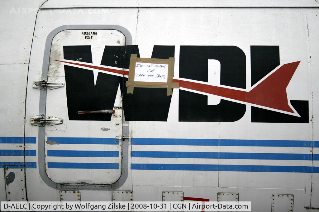 D-AELC, 1970 Fokker F.27-600 Friendship C/N 10438, only fuselage