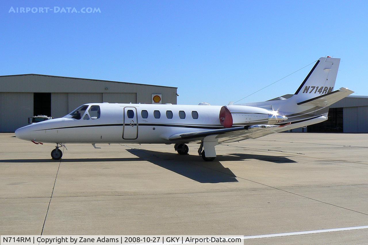 N714RM, 2003 Cessna 550 Citation Bravo C/N 550-1057, At Arlington Municipal