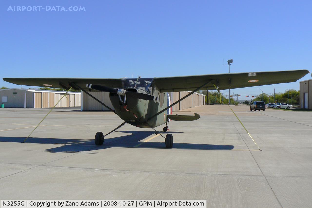 N3255G, 1957 Cessna L-19E Bird Dog C/N 24531, Former French Bird Dog at Grand Prairie Municipal