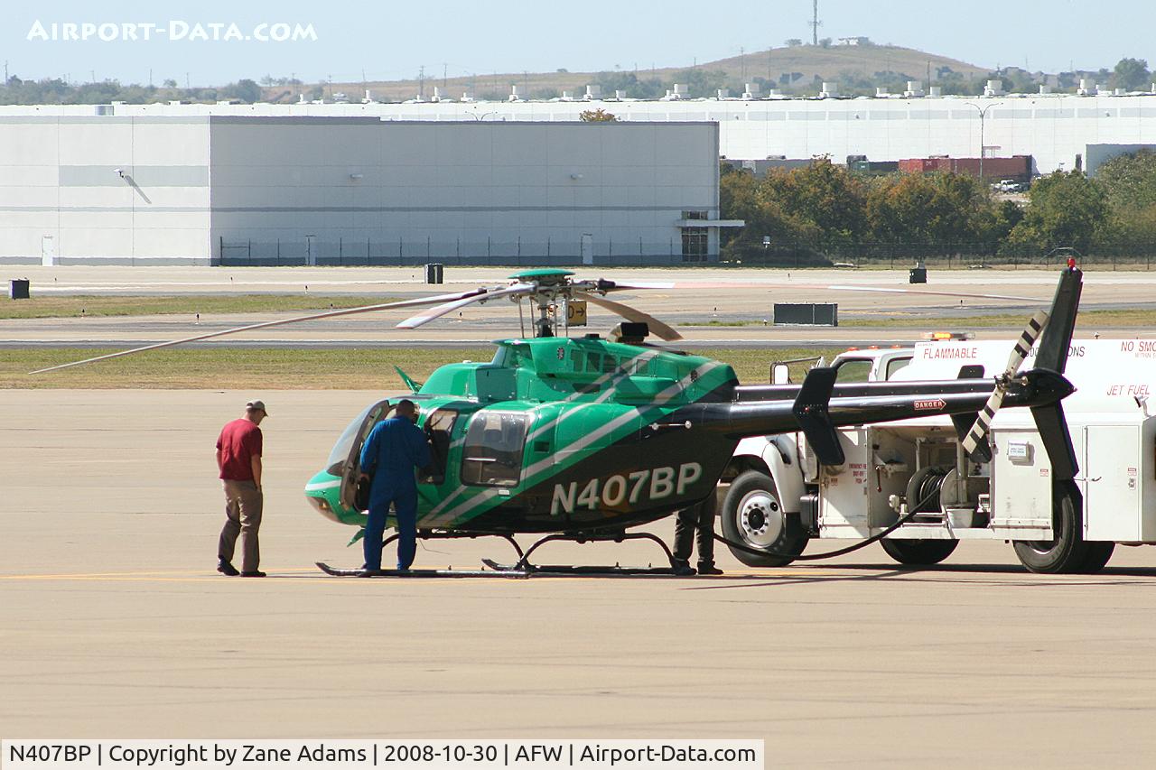 N407BP, 1999 Bell 407 C/N 53355, At Alliance - Fort Worth