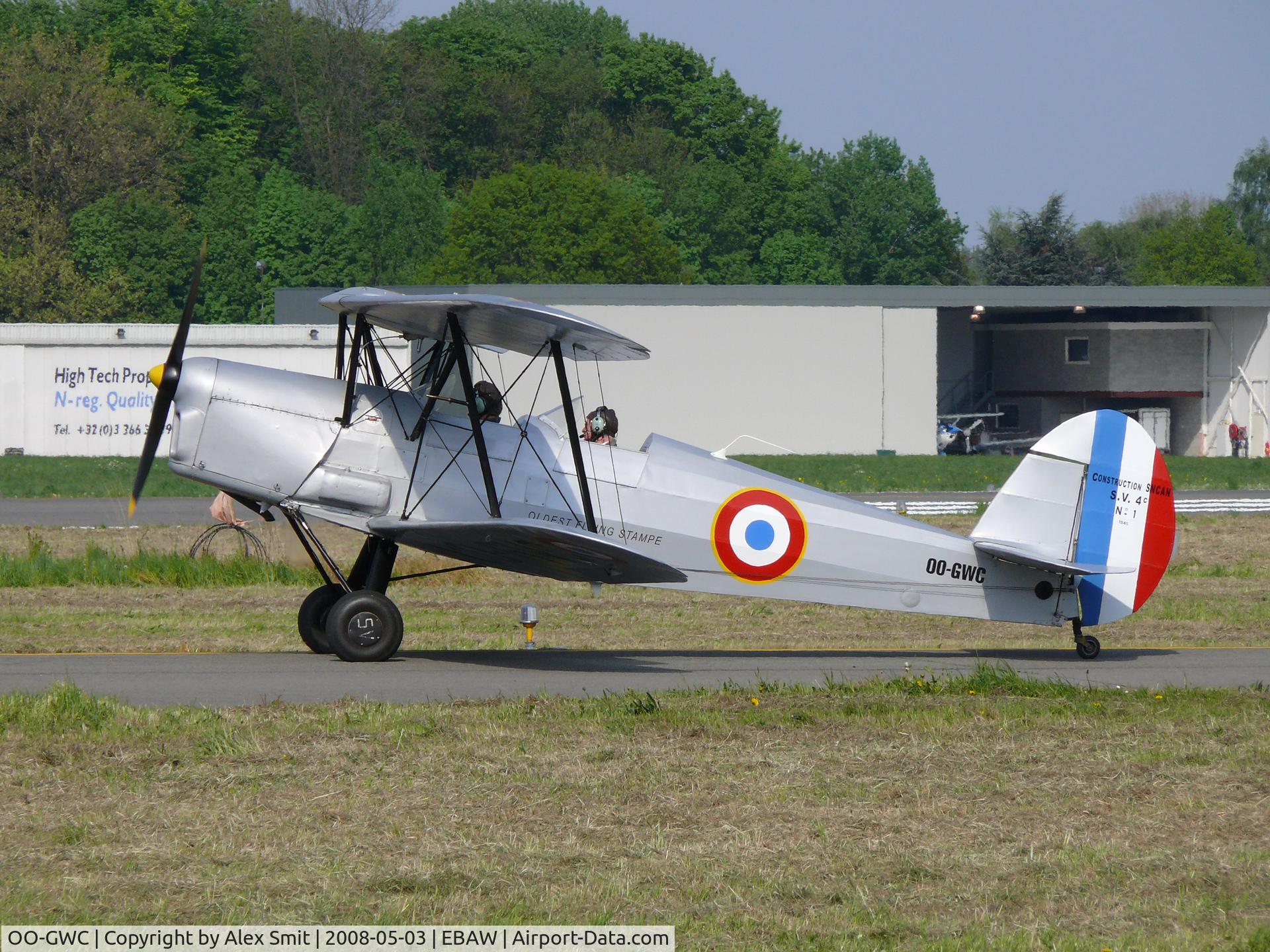 OO-GWC, Stampe-Vertongen SV-4C C/N 1, Stampe Vertongen SNCAN/SV4-A OO-GWC - oldest flying Stampe -