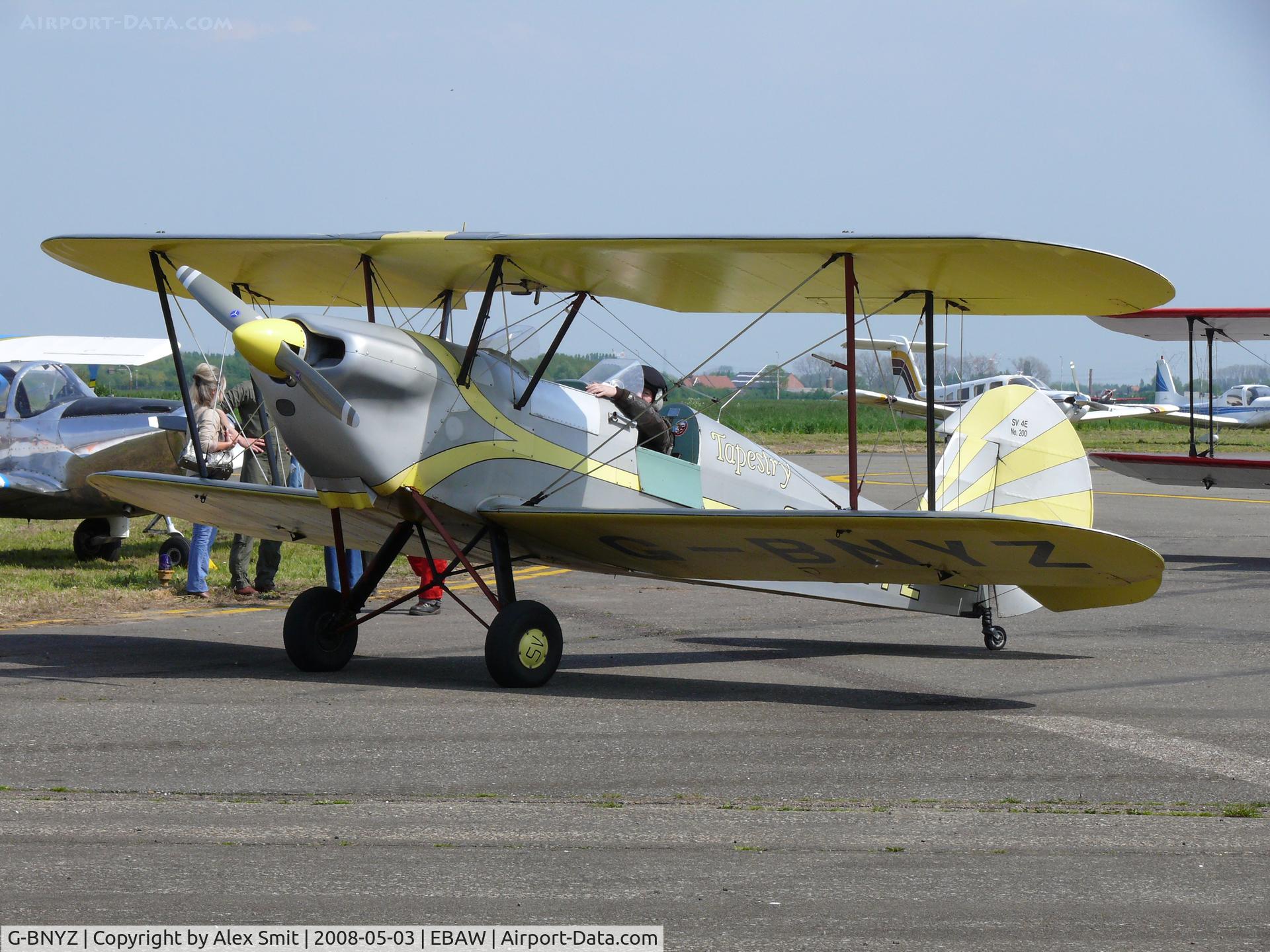 G-BNYZ, 1946 Stampe-Vertongen SV-4C C/N 200, Stampe Vertongen SNCAN/SV-4E G-BNYZ
