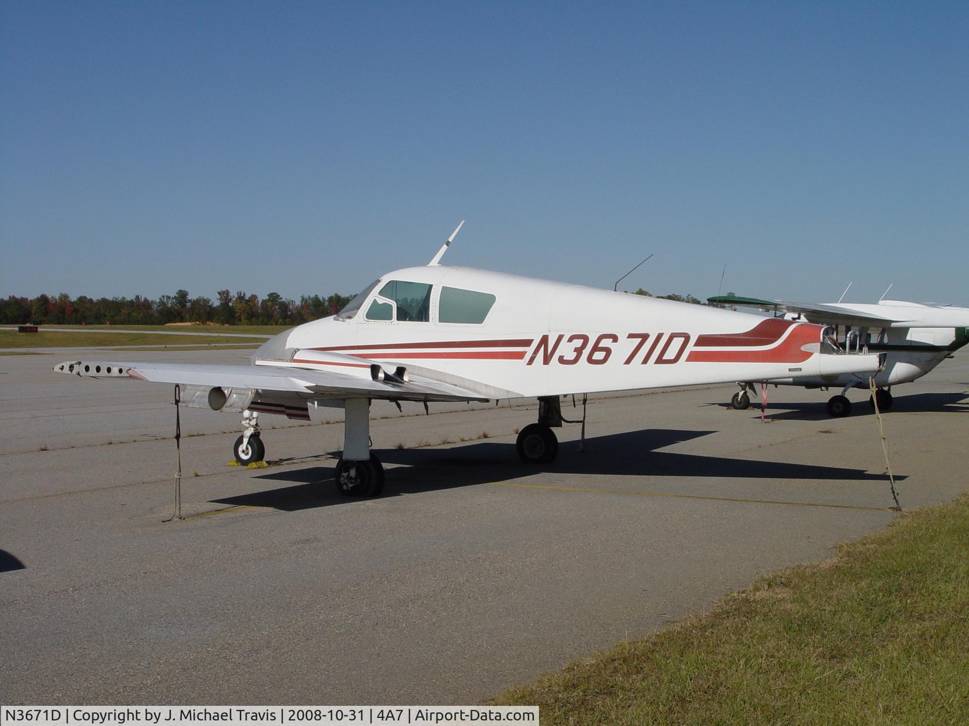 N3671D, 1956 Cessna 310 C/N 35371, This 310 needs some work.