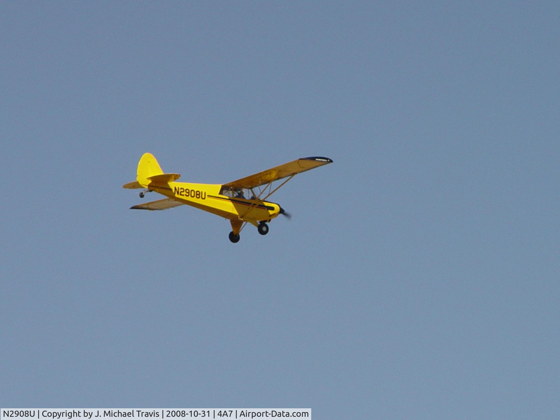 N2908U, 1987 Christen A-1 Husky C/N 1023, N2908U departing 4A7.