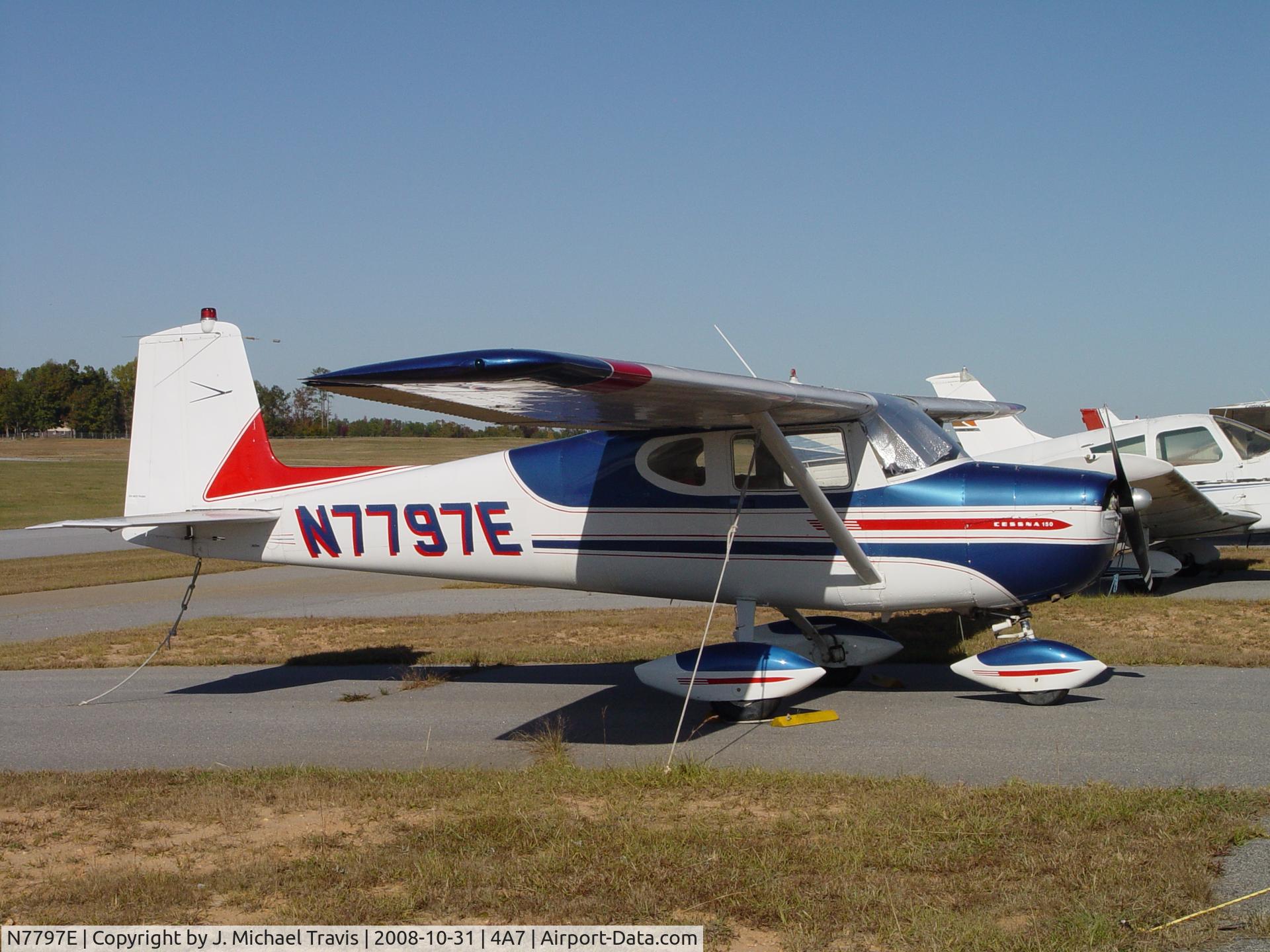 N7797E, 1959 Cessna 150 C/N 17597, One of the best looking 150s I have seen.