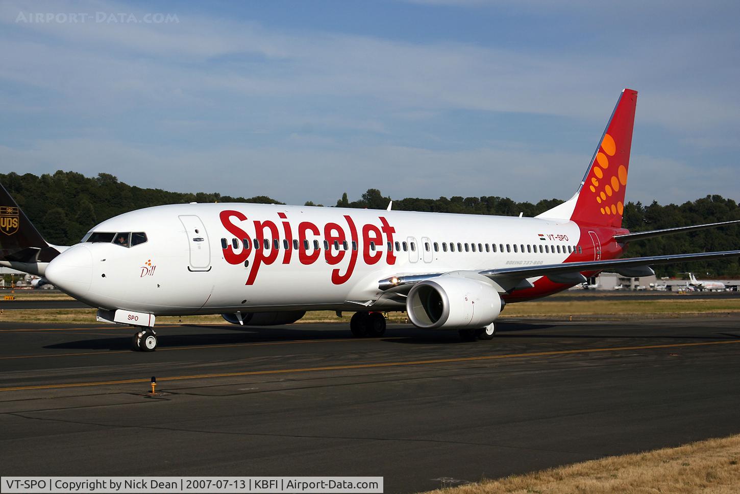 VT-SPO, 2007 Boeing 737-86N C/N 35216, 