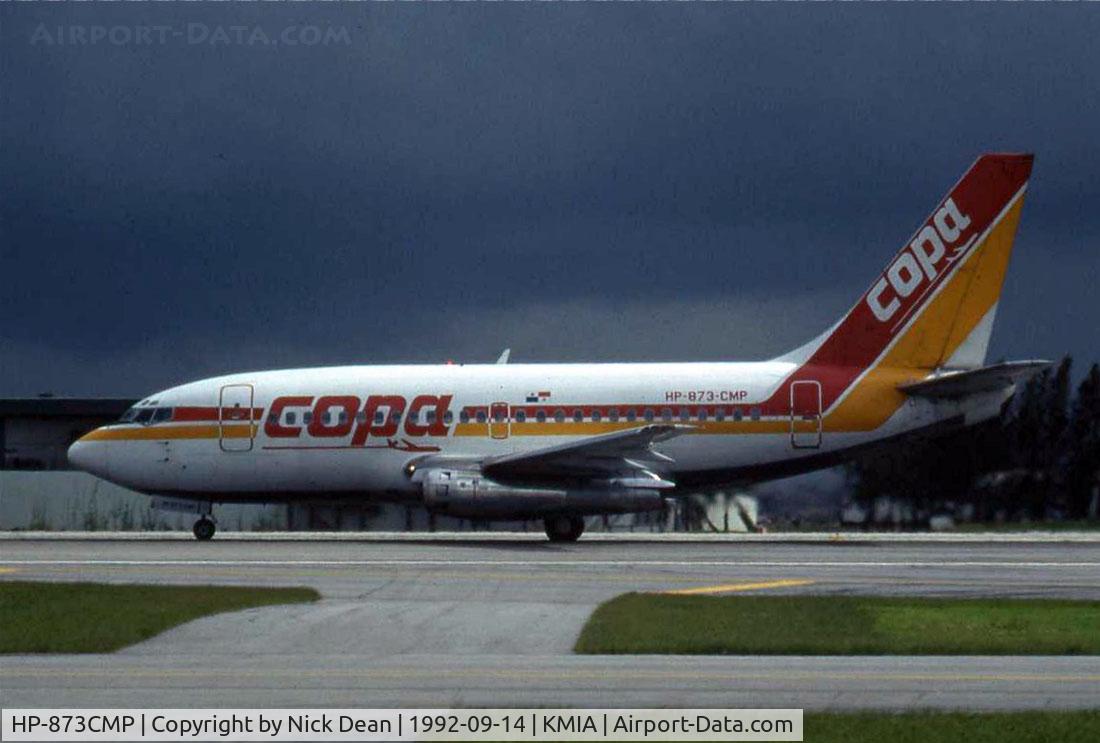 HP-873CMP, 1969 Boeing 737-112 C/N 19768, Scanned from a slide