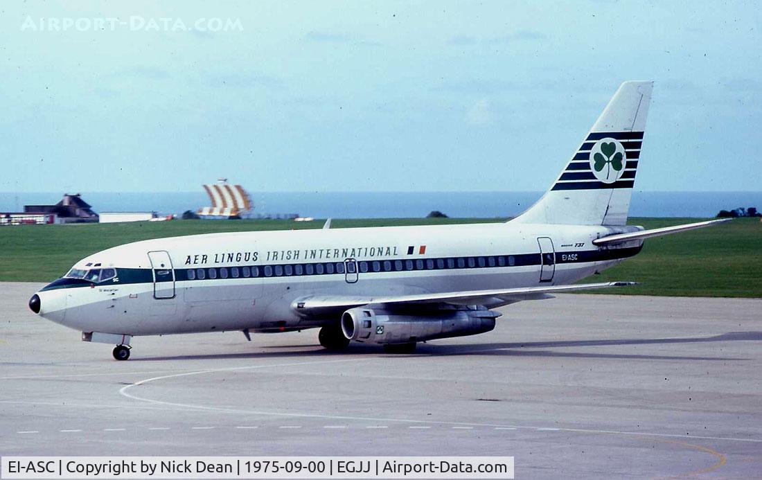 EI-ASC, 1969 Boeing 737-248C C/N 20218, The GOOD old days of spotting! Scanned from a slide its a wretched shot but I like it.