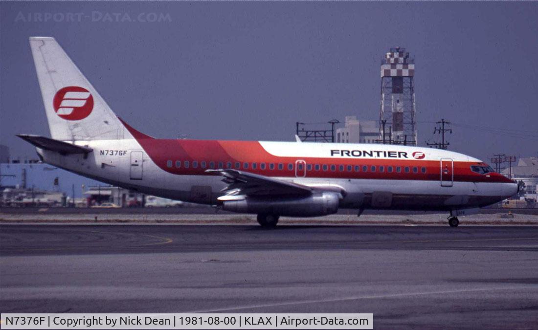 N7376F, 1969 Boeing 737-291 C/N 20364, /