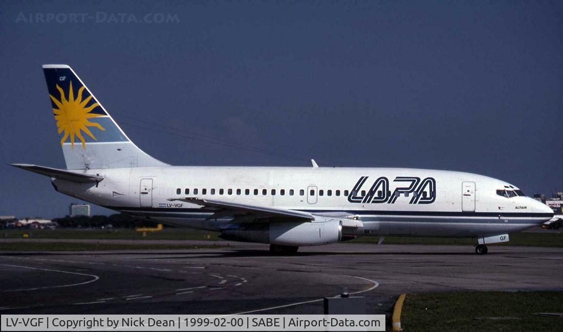 LV-VGF, 1975 Boeing 737-2M6 C/N 21138, Scanned from a slide