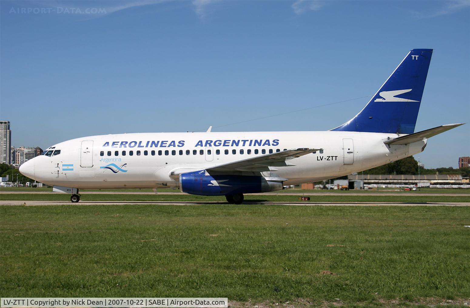 LV-ZTT, 1980 Boeing 737-236 C/N 21806, Quick weekend trip to Buenos Aires from Seattle