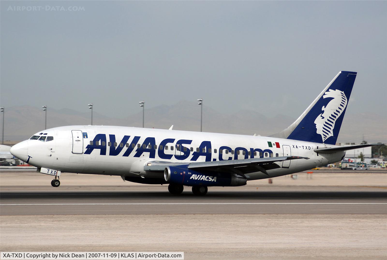 XA-TXD, 1980 Boeing 737-201 C/N 22018, /