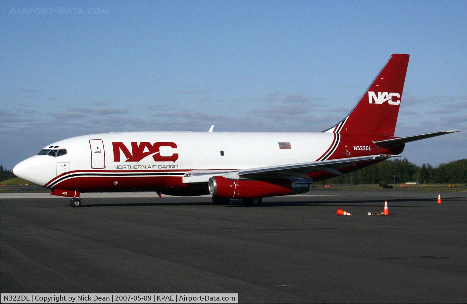 N322DL, 1984 Boeing 737-232 C/N 23094, /