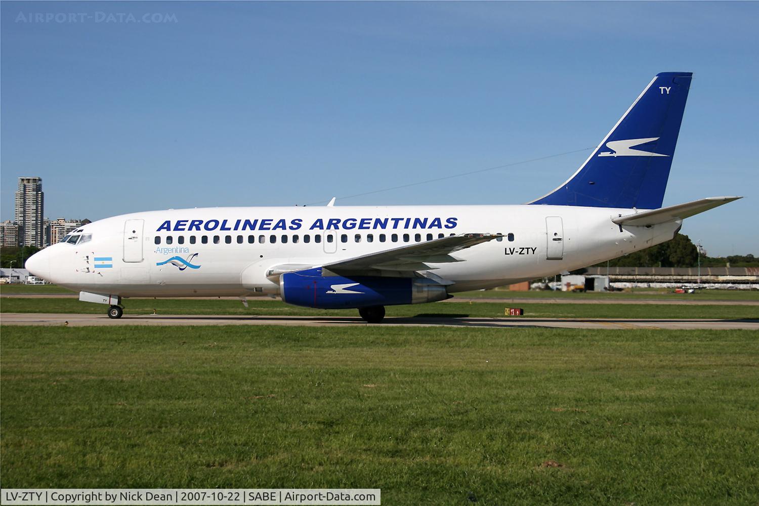 LV-ZTY, Boeing 737 C/N 23159, /