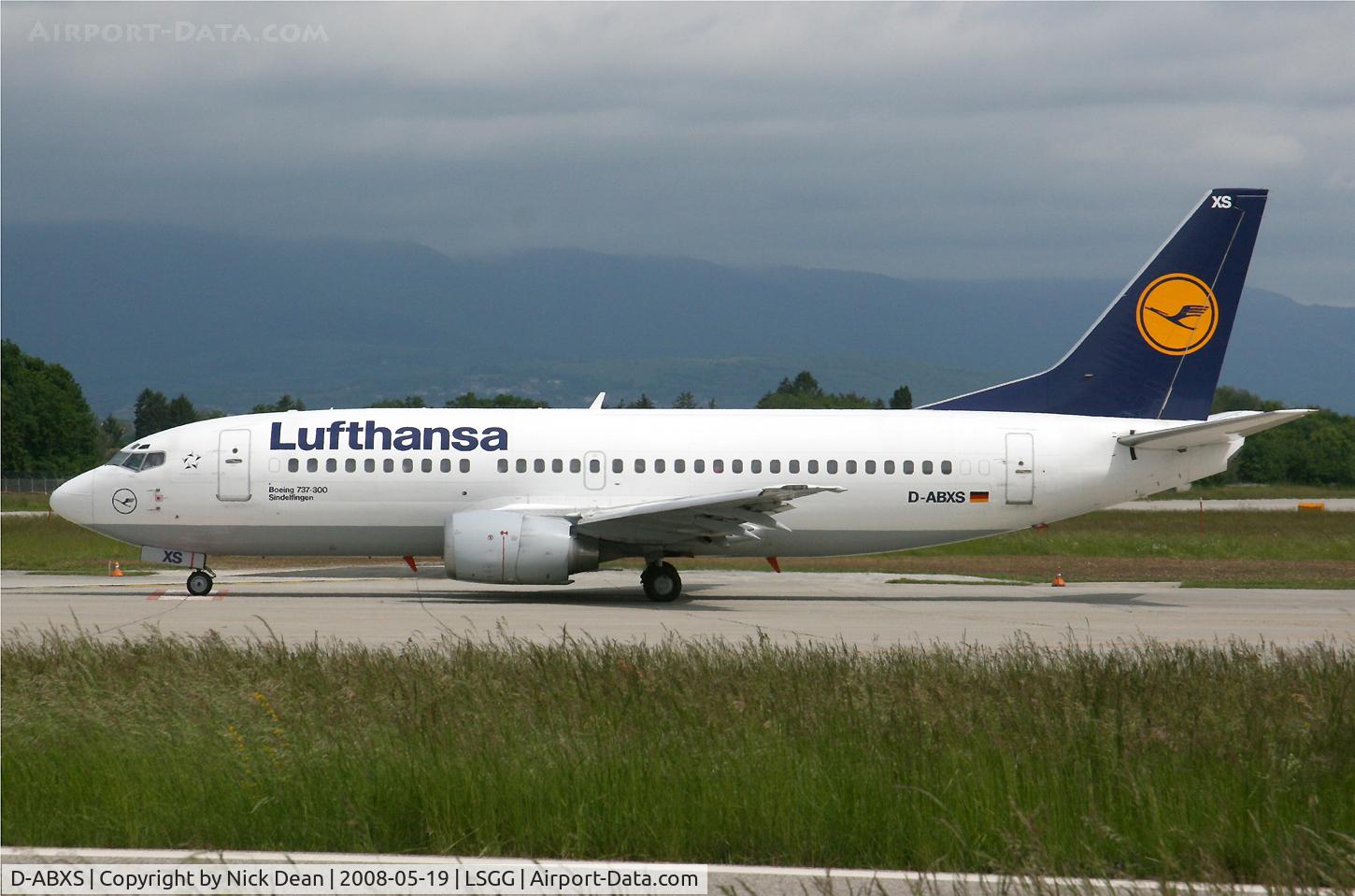 D-ABXS, 1988 Boeing 737-330 C/N 24280, /