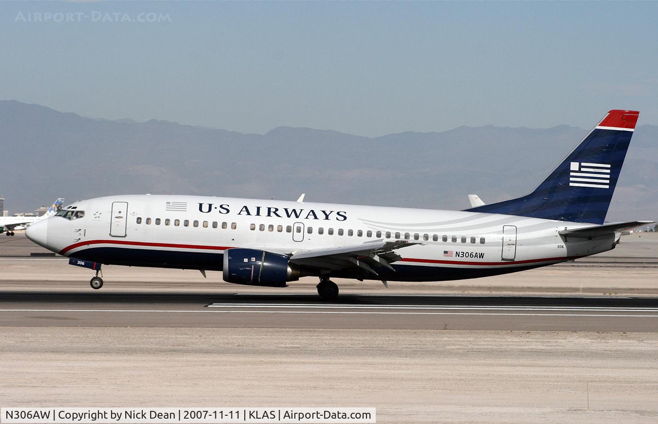 N306AW, 1990 Boeing 737-3G7 C/N 24633, /