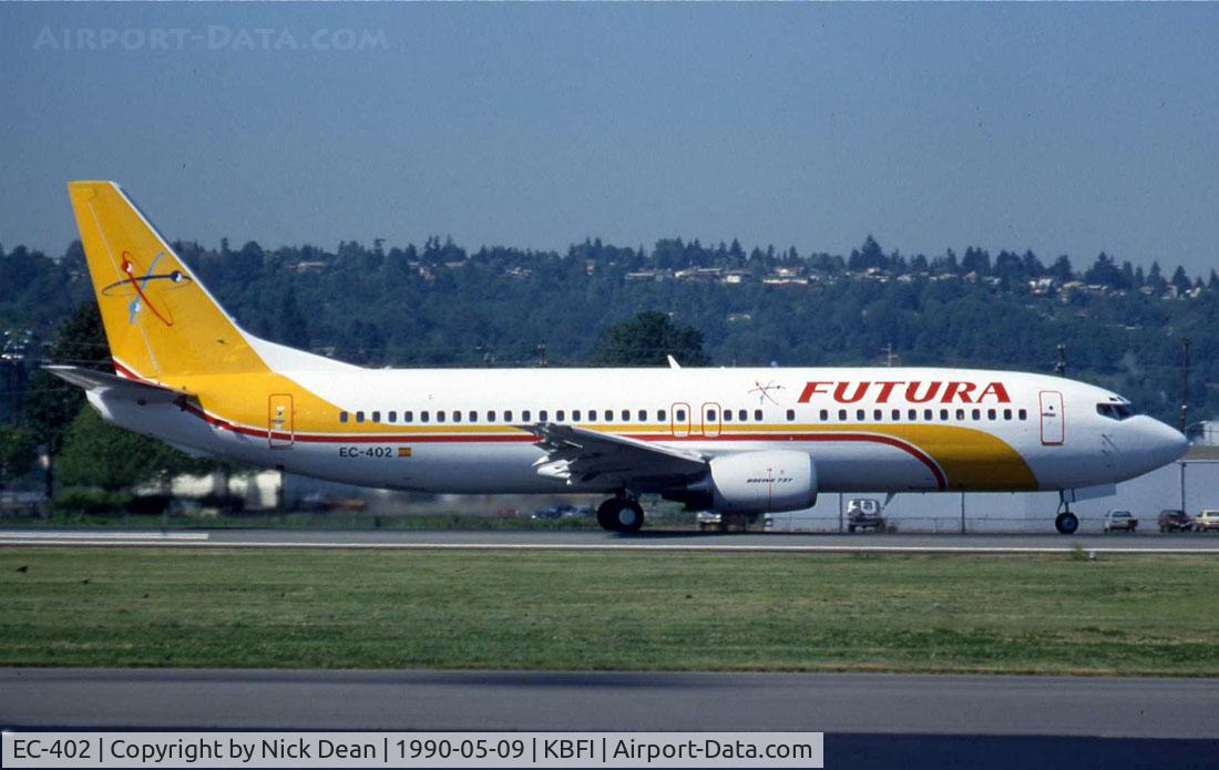 EC-402, 1990 Boeing 737-4Y0 C/N 24685, Scanned from a slide